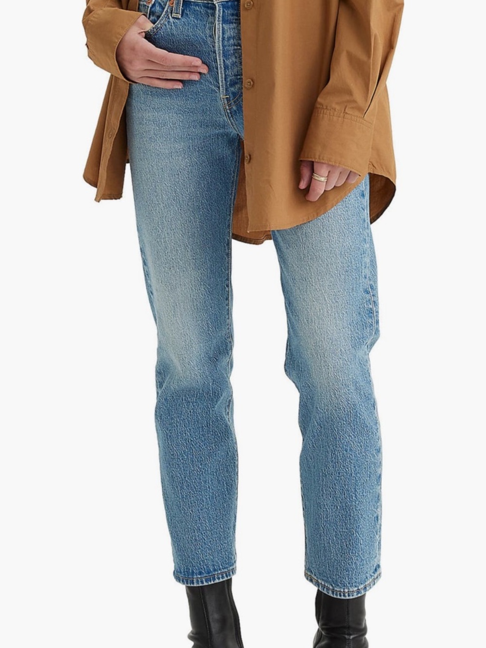 Levi’s wedgie high-waist straight leg jeans 28X28